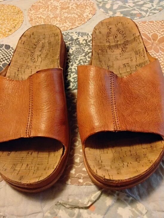 Kork-Ease Shoes - KORK-EASE TUTSI SLIDE SANDAL BROWN SZ 8M